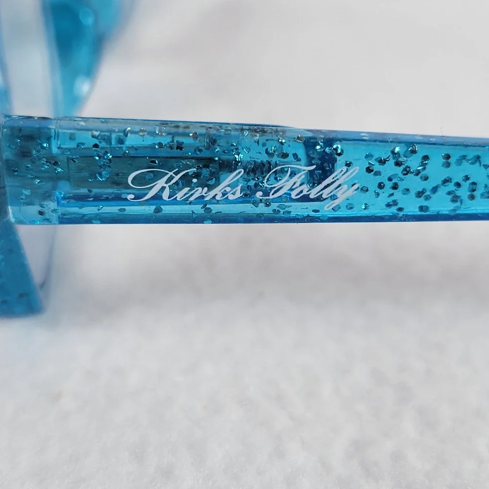 Kirks Folly Womens Readers Glitter Goddess +2.50 Rhinestone Reading Glasses Blue